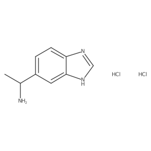 1-(3H-Benzimidazol-5-yl)ethanamine;dihydrochloride结构式