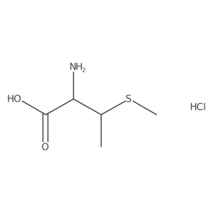 2-Amino-3-methylsulfanylbutanoic acid;hydrochloride结构式