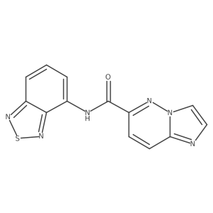 N-(2,1,3-benzothiadiazol-4-yl)imidazo[1,2-b]pyridazine-6-carboxamide Structure