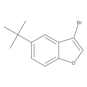 3-Bromo-5-(tert-butyl)benzofuran结构式