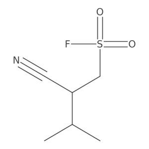 2-Cyano-3-methylbutane-1-sulfonyl fluoride Structure