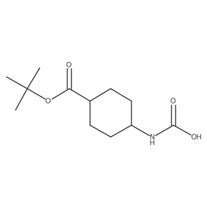 {4-[(Tert-butoxy)carbonyl]cyclohexyl}carbamic acid结构式