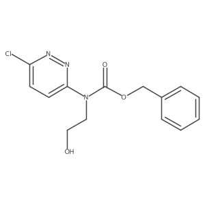 benzyl N-(6-chloropyridazin-3-yl)-N-(2-hydroxyethyl)carbamate Structure