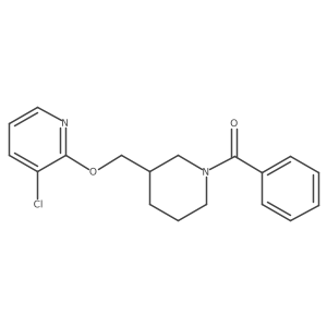 2-[(1-Benzoylpiperidin-3-yl)methoxy]-3-chloropyridine Structure
