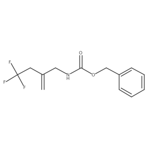 benzyl N-(4,4,4-trifluoro-2-methylidenebutyl)carbamate Structure