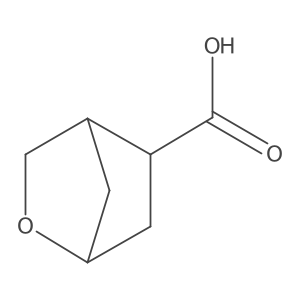 2-Oxabicyclo[2.2.1]heptane-5-carboxylic acid结构式