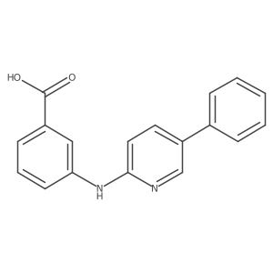 3-[(5-Phenylpyridin-2-yl)amino]benzoic Acid Structure