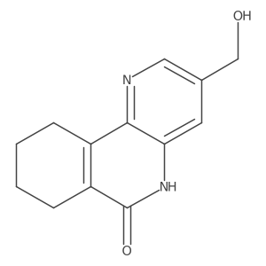 3-(Hydroxymethyl)-7,8,9,10-tetrahydrobenzo[c][1,5]naphthyridin-6(5H)-one结构式