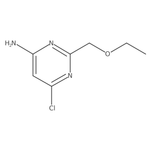6-Chloro-2-(ethoxymethyl)pyrimidin-4-amine Structure