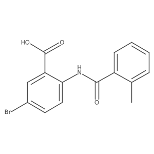 5-Bromo-2-(2-methyl-benzoylamino)-benzoic acid结构式