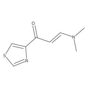 3-(Dimethylamino)-1-(1,3-thiazol-4-yl)prop-2-en-1-one结构式
