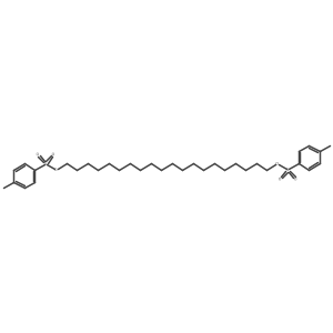 Icosane-1,20-diyl bis(4-methylbenzenesulfonate)结构式