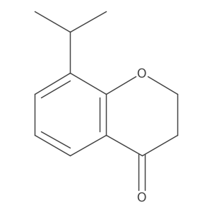 8-(propan-2-yl)-3,4-dihydro-2H-1-benzopyran-4-one Structure
