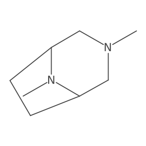3,8-Dimethyl-3,8-diazabicyclo[3.2.1]octane结构式
