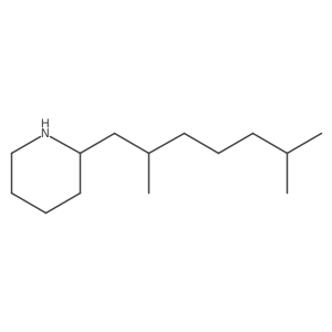 (2R)-2-[(2R)-2,6-dimethylheptyl]piperidine Structure