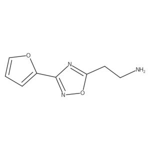 2-[3-(Furan-2-yl)-1,2,4-oxadiazol-5-yl]ethanamine结构式