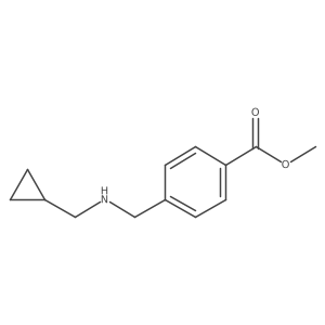 Methyl 4-{[(cyclopropylmethyl)amino]methyl}benzoate结构式