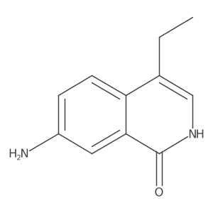 7-Amino-4-ethyl-1(2h)-isoquinolinone Structure