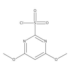 4,6-Dimethoxy-2-pyrimidinesulfonyl chloride结构式