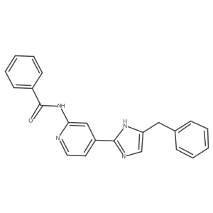 N-(4-(4-benzyl-1H-imidazol-2-yl)pyridin-2-yl)benzamide Structure