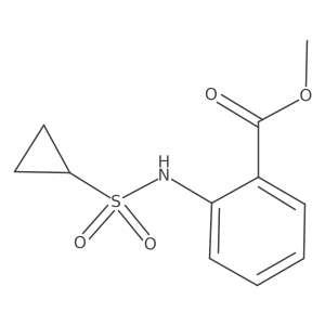 Methyl 2-(cyclopropanesulfonamido)benzoate Structure