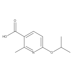 6-Isopropoxy-2-methylnicotinic acid结构式