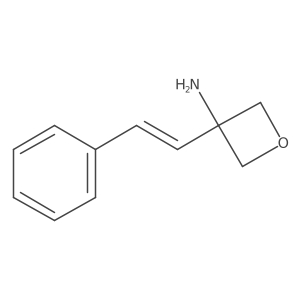 3-(2-Phenylethenyl)-3-oxetanamine Structure