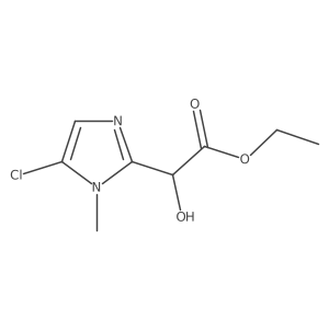 ethyl 2-(5-chloro-1-methyl-1H-imidazol-2-yl)-2-hydroxyacetate Structure