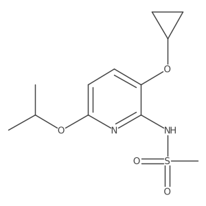 N-(3-Cyclopropoxy-6-isopropoxypyridin-2-YL)methanesulfonamide Structure