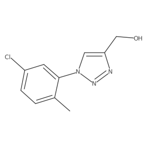 [1-(5-chloro-2-methylphenyl)-1H-1,2,3-triazol-4-yl]methanol结构式