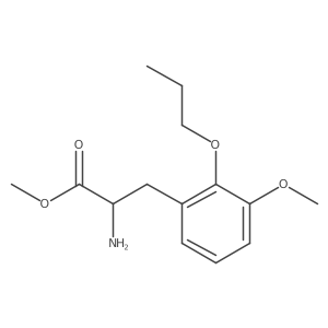 Phenylalanine, 3-methoxy-2-propoxy-, methyl ester Structure