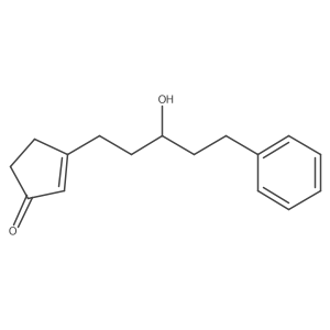 2-Cyclopenten-1-one, 3-(3-hydroxy-5-phenylpentyl)-结构式