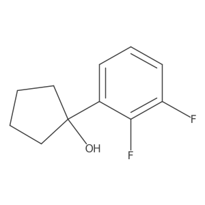 1-(2,3-Difluorophenyl)cyclopentanol Structure