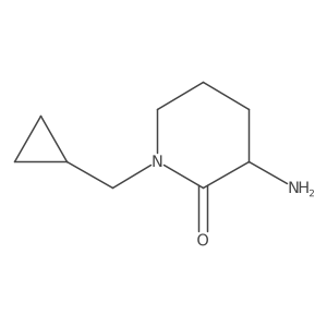 3-Amino-1-(cyclopropylmethyl)piperidin-2-one Structure