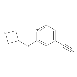 2-(Azetidin-3-yloxy)isonicotinonitrile结构式