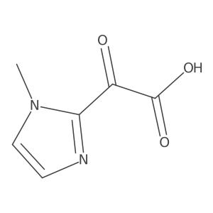 2-(1-Methylimidazol-2-yl)-2-oxoacetic acid结构式