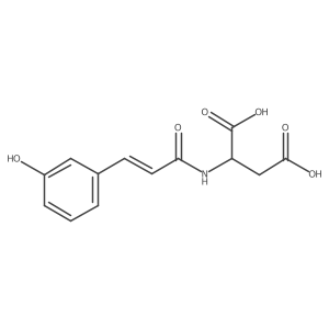 N-(E)-m-Coumaroyl-L-aspartic acid Structure
