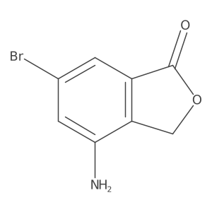4-Amino-6-bromoisobenzofuran-1(3H)-one结构式