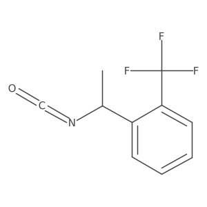 1-(1-Isocyanatoethyl)-2-(trifluoromethyl)benzene结构式