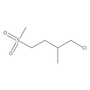 1-Chloro-4-methanesulfonyl-2-methylbutane结构式