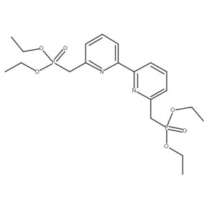 Tetraethyl ([2,2'-bipyridine]-6,6'-diylbis(methylene))bis(phosphonate) Structure