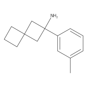 2-(3-Methylphenyl)spiro[3.3]heptan-2-amine Structure