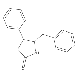 5-Benzyl-4-phenylpyrrolidin-2-one结构式