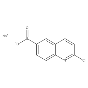 Sodium 2-chloroquinoline-6-sulfinate Structure