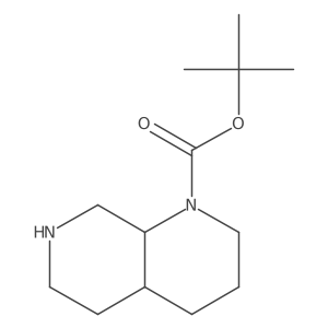Decahydro-1,7-naphthyridine-1-carboxylate结构式