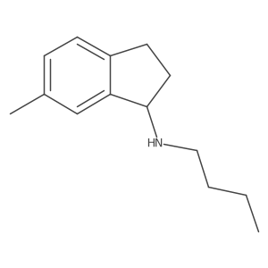 N-Butyl-6-methyl-2,3-dihydro-1H-inden-1-amine Structure