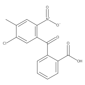 Benzoic acid, 2-(5-chloro-4-methyl-2-nitrobenzoyl)- Structure
