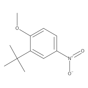 2-Tert-butyl-1-methoxy-4-nitrobenzene结构式