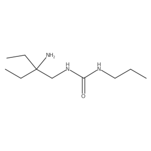 3-(2-Amino-2-ethylbutyl)-1-propylurea Structure