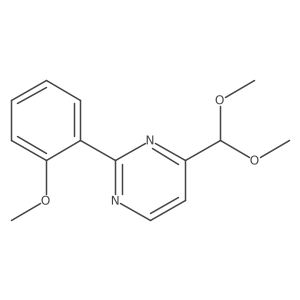 4-(Dimethoxymethyl)-2-(2-methoxyphenyl)pyrimidine结构式